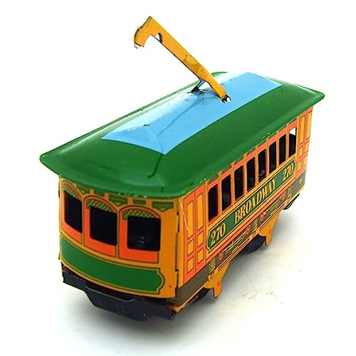 AYUNJIE Blechspielzeug MS268 Blechbahn Aufziehspielzeug Klassische Nostalgische Sammlung Neuheit Ornamente Kreatives Geschenk für Jungen Mädchen Eltern-Kind-Interaktion von AYUNJIE