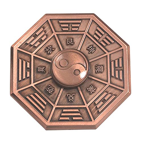 AYUNJIE Fidget Toys, Creative Retro Tai Chi Gossip Finger Spinning Toy, Anti-Angst Fidget Spinner, Relieving Stress Langeweile ADHS Autismus, Metall Sensorik Spielzeug von AYUNJIE