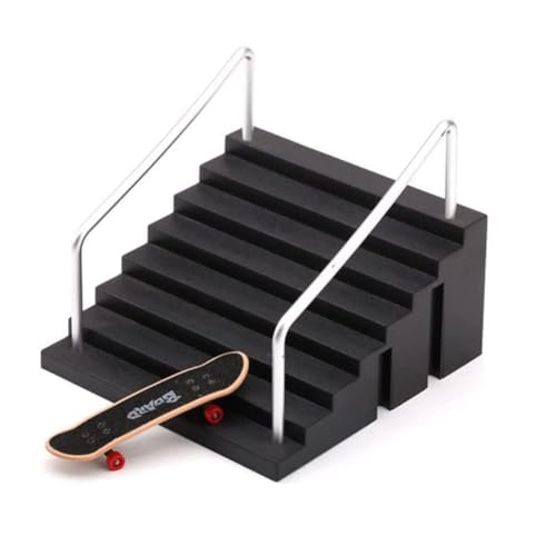 AYUNJIE Finger Skateboard Professionelle Veranstaltungsort Szene Requisiten DIY Requisiten Legierung Dreidimensionales Modell Kinderspielzeug A-F 6-in-1 Großer Satz von Szenen (colorC) von AYUNJIE