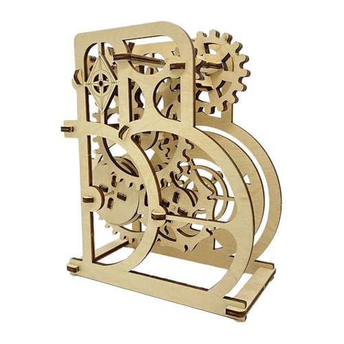 AYUNJIE Handmade Puzzle Spielzeug Kreative Neuheit Spielzeug DIY Lucky Turntable 3D Holzpuzzle von AYUNJIE