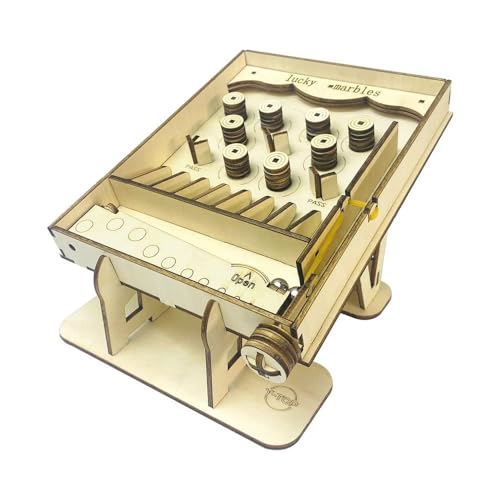 AYUNJIE Holz 3D Puzzle Kreative Kinder Handmade DIY Flipper Making Machine Kinderspielzeug und Geschenke von AYUNJIE