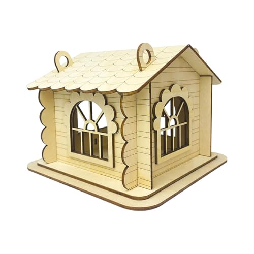 AYUNJIE Kinder Pädagogische 3D Hölzerne Weihnachtsdekorationen Handmade DIY Spielzeug Geschenk Outdoor Haus von AYUNJIE