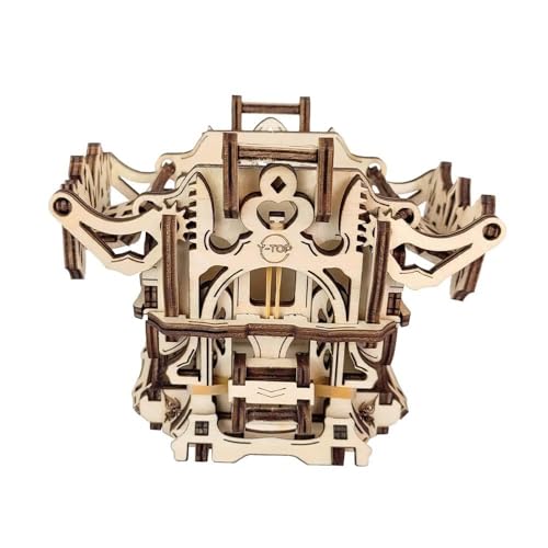 AYUNJIE Kreative Puzzle Holz 3D Puzzle DIY Karte Aufbewahrungsbox, Hand zusammengebaut Modell, praktisches Spielzeug von AYUNJIE