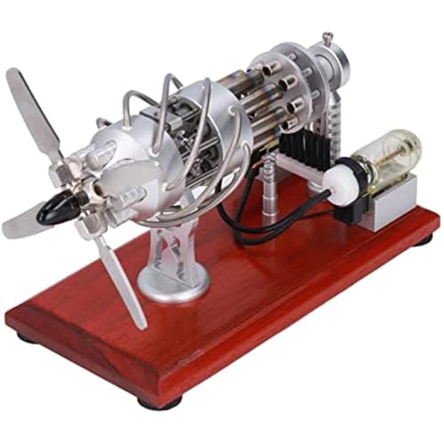 AYUNJIE Stirling Engine Generator, Lehre entwickeln Interessen Stirling Engine Modell für Klassenzimmer für Physik mechanisches Lernen, Geschenk für Erwachsene und Kinder von AYUNJIE