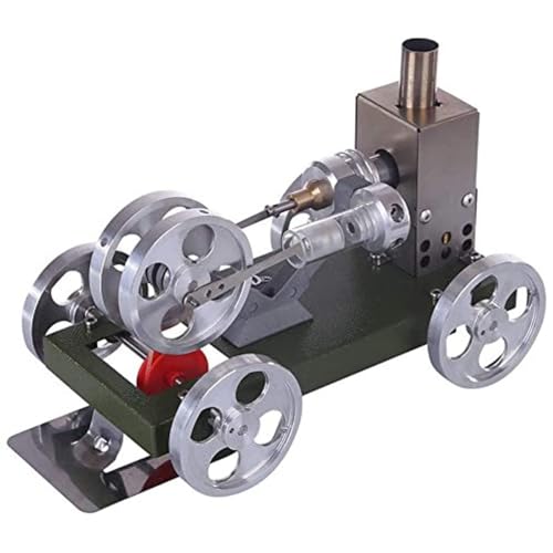 AYUNJIE Stirling Engine Kit, DIY Metall Stirling Engine Car Model Electricity Powered Engine Car, Physical Experiment Gift für Erwachsene und Kinder von AYUNJIE