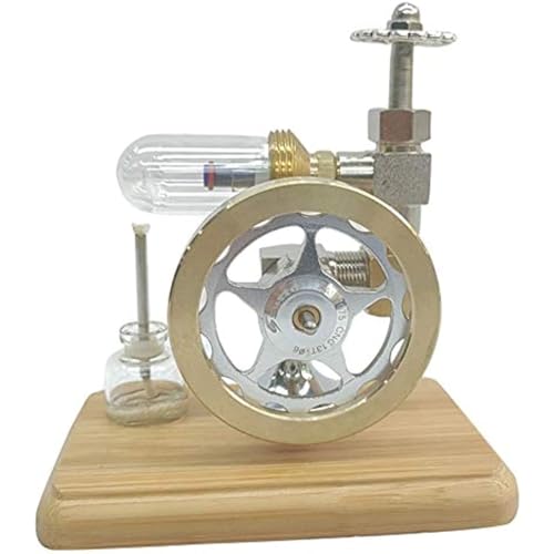 AYUNJIE Stirlingmotor Modell Einstellbare Geschwindigkeit Stirlingmotor Dampfmotor Physik Wissenschaft Geschenk Ornamente von AYUNJIE