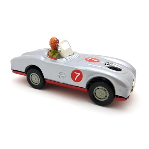 AYUNJIE Vintage Wind-up Toy MS642 Tin Racing Car Adult Collection Retro Fotografie Requisiten Tin Toys Kinder Geschenk für Jungen Mädchen Eltern-Kind-Interaktion von AYUNJIE