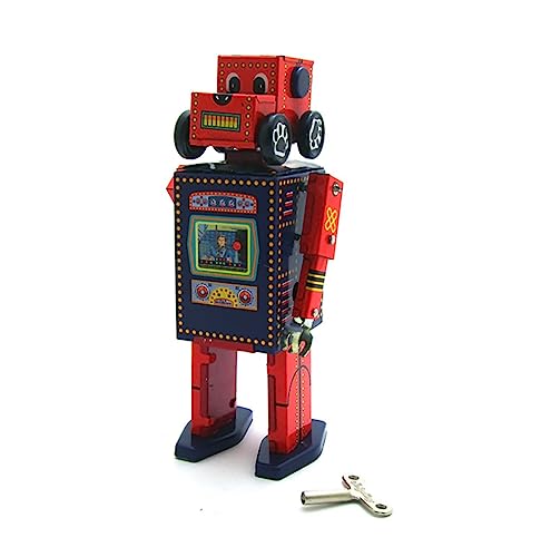 AYUNJIE Wind Up Toy MS486 Suche und Rettung Roboter Tin Toy Vintage Sammlerstück Kinder Geschenk für Jungen Mädchen Eltern-Kind-Interaktion von AYUNJIE