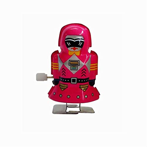 AYUNJIE Wind Up Toy Tin Toy MS493 Mini Super Robot Adult Collectible Toy Creative Gift Vintage Collectible Kids Gift for Boys Girls Parent-Child Interaction (495) (Rot) von AYUNJIE