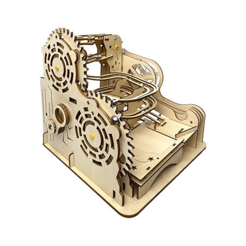 AYUNJIE Wooden Track Ball Rolling Children 's Puzzle Toy, Hand Assembled Building Blocks, mechanische Übertragung Modell, hölzerne dreidimensionale Puzzle von AYUNJIE