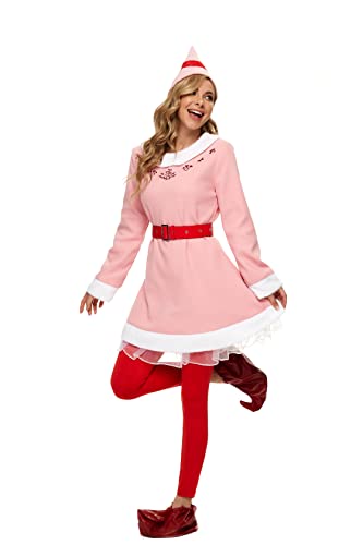 AYYOHON Elf Costume Adult Women Men, Christmas the Elf Costume Cosplay Costume Full Set Halloween Holiday Party Outfits 3XL von AYYOHON