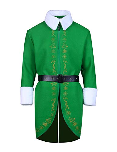 AYYOHON Elf Costume Adult Women Men, Christmas the Elf Costume Cosplay Costume Full Set Halloween Holiday Party Outfits 3XL von AYYOHON