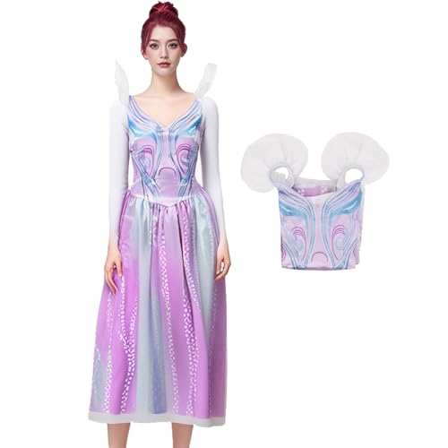 AYYOHON Glinda-Kleid Elphaba-Kostüm für Damen, gute schlechte Hexe, Cosplay-Uniform, Erwachsene, Halloween, Kostüm, Größe L von AYYOHON