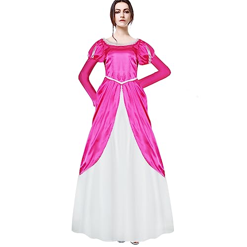 AYYOHON Meerjungfrau-Kostüm für Damen, Prinzessin, Arielle, Kleid, Erwachsene, Halloween, Cosplay, Maskerade, Größe 3XL von AYYOHON