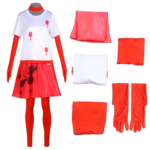 AYYOHON Niffty Kostüm Hazbin Nifty Cosplay Kleid Erwachsene Anime Dienstmädchenkleid Anzug Halloween Verkleidung Outfits für Frauen M von AYYOHON