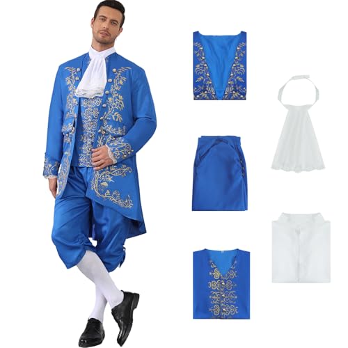 AYYOHON The Beast Kostüm Beauty Belle Cosplay Kostüm Dienstmädchenkleid Dan Steven Uniform Halloween Prinz Kostüm Herren Aristokrat XL AYYOHON The Beast Kostüm Beauty Belle Cosplay Kostüm Dienstmädchenkleid Dan Steven Uniform Halloween Prinz Kostüm Herren Aristokrat XL von AYYOHON