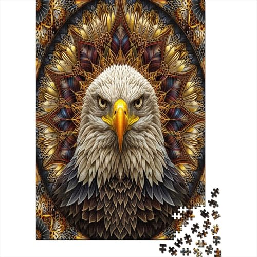 Adler Puzzle 1000 Teile Puzzles Für Erwachsene Lernspiel Herausforderungsspielzeug 1000-teilige Puzzlespiel Für Erwachsene Kinder Puzzel 1000pcs (75x50cm) von AYZOFCNDK