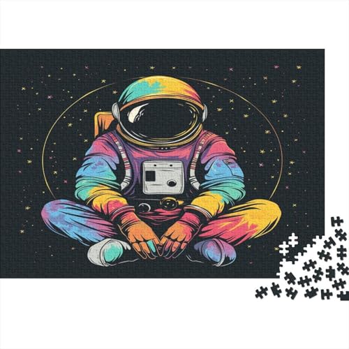 Astronaut 1000 Teile Puzzle Für Erwachsene, Hochwertige Recycelbare MateriAußerirdische Und Druck Puzzlespiel, Familienspiel, Geschenk Für Liebhaber Oder Freunde Puzzel 1000pcs (75x50cm) von AYZOFCNDK