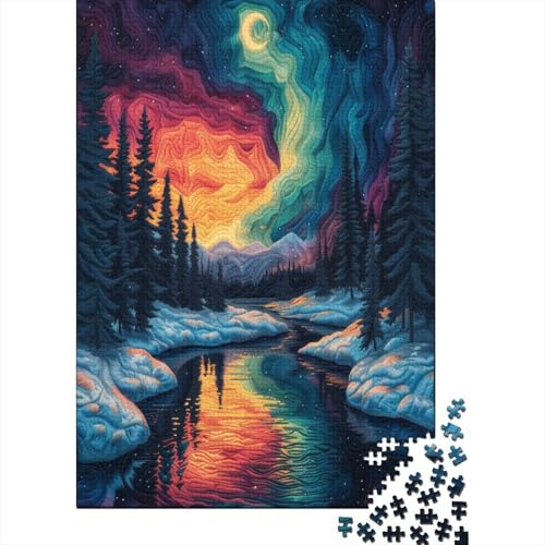 Aurora Puzzle 1000 Teile Erwachsener Kniffel Spaß Für Die Ganze Familie - Abwechslungsreiche 1000 Puzzleteilige Motive Puzzlespiel Erwachsene, Puzzel 1000pcs (75x50cm) von AYZOFCNDK