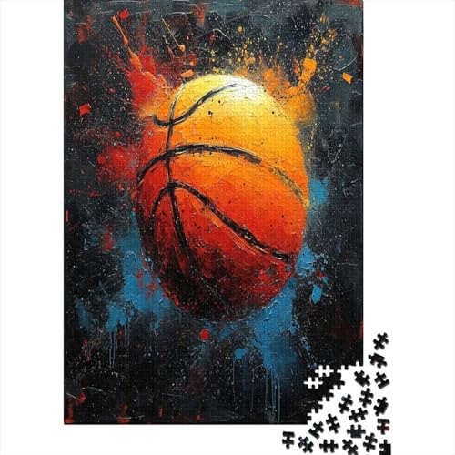 Basketball Puzzle 1000 Teile - Puzzle Für Erwachsene, Puzzle, Puzzlespiel Erwachsenen Puzzlespiel Puzzel 1000pcs (75x50cm) von AYZOFCNDK