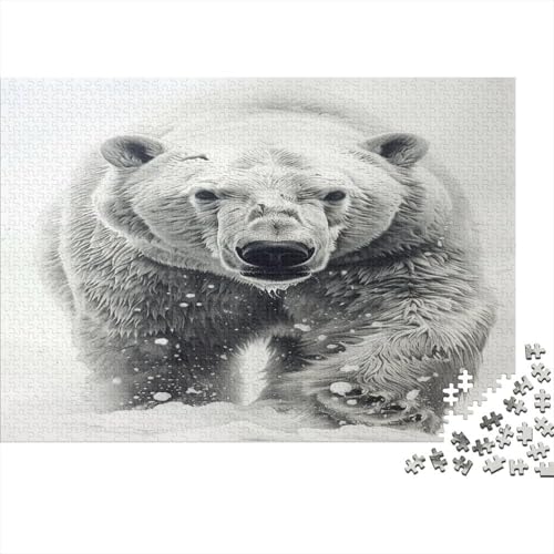 Brown Bär Puzzle 1000 Teile Puzzle Für Erwachsene Und Kinder Ab 14 Jahren Puzzel 1000pcs (75x50cm) von AYZOFCNDK