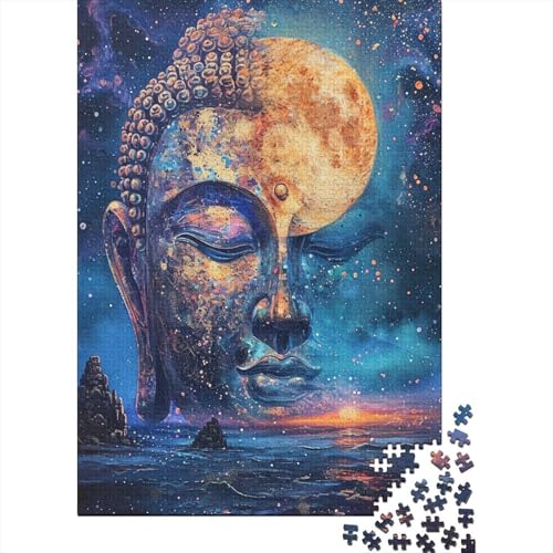 Buddha Statue Puzzle 1000 Teile Puzzle Erwachsene Schwieriges Schwer Puzzle Für Erwachsene Und Kinder Ab 14 Jahren Puzzel 1000pcs (75x50cm) von AYZOFCNDK