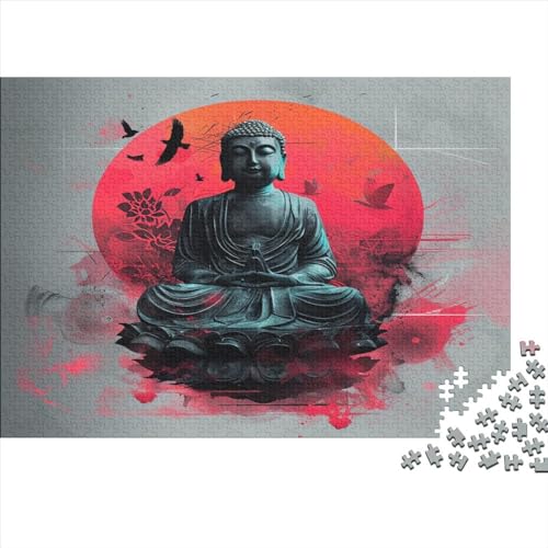 Buddha Statue Puzzle 1000 Teile Puzzle Für Erwachsene Und Kinder Ab 14 Jahren Puzzel 1000pcs (75x50cm) von AYZOFCNDK