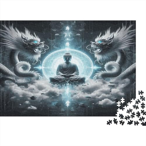 Buddha Statue Puzzlespiel 1000 Teile Erwachsene -Puzzle 1000 Stück Spiel Puzzles Für Erwachsene Kinder Puzzle Erwachsenen Puzzlespiel Puzzel 1000pcs (75x50cm) von AYZOFCNDK