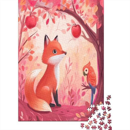 Cartoon Fuchs Puzzle 1000 Teile Erwachsener Kniffel Spaß Für Die Ganze Familie - Abwechslungsreiche 1000 Puzzleteilige Motive Puzzlespiel Erwachsene, Puzzel 1000pcs (75x50cm) von AYZOFCNDK