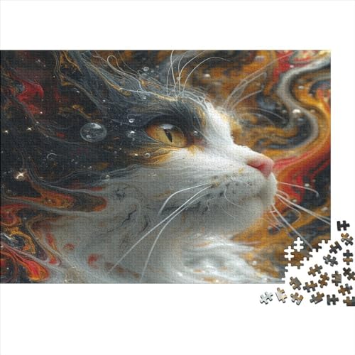 Cute Kat Puzzlespiel 1000 Teile Puzzle Für Erwachsene Und Kinder Ab 14 Jahren, Puzzle Erwachsenen Puzzlespi Puzzel 1000pcs (75x50cm) von AYZOFCNDK