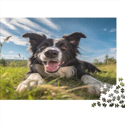 Deutsche Schäferhunde 1000 Stück Puzzles Für Erwachsene Teenager Stress Abbauen Familien-Puzzlespiel Mit Poster in 1000-teiliges Puzzle Kinder Lernspiel Spielzeug Geschenk Puzzel 1000pcs (75x50cm) von AYZOFCNDK