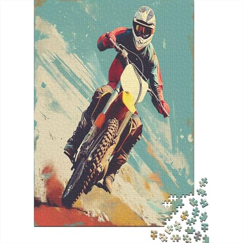 Dirt Bike Puzzle 1000 Teile Erwachsener Kniffel Spaß Für Die Ganze Familie - Abwechslungsreiche 1000 Puzzleteilige Motive Puzzle Erwachsene, Puzzel 1000pcs (75x50cm) von AYZOFCNDK