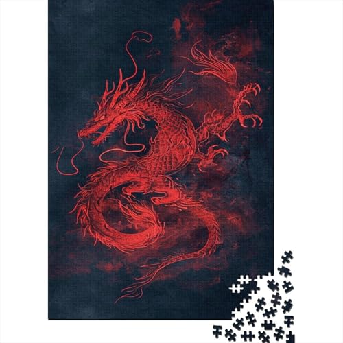 Drache Puzzle 1000 Teile Erwachsener Kniffel Spaß Für Die Ganze Familie - Abwechslungsreiche 1000 Puzzleteilige Motive Puzzlespiel Erwachsene, Puzzel 1000pcs (75x50cm) von AYZOFCNDK