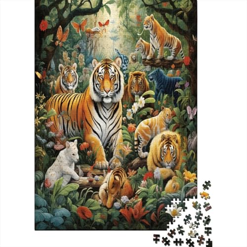 Dschungeltiere Puzzle 1000 Teile Erwachsener Kniffel Spaß Für Die Ganze Familie - Abwechslungsreiche 1000 Puzzleteilige Motive Puzzle Erwachsene, Puzzel 1000pcs (75x50cm) von AYZOFCNDK