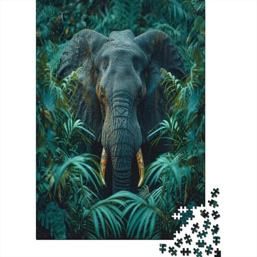 Dschungeltiere Puzzle 1000 Teile Puzzles Für Erwachsene Lernspiel Herausforderungsspielzeug 1000-teilige Puzzlespiel Für Erwachsene Kinder Puzzel 1000pcs (75x50cm) von AYZOFCNDK