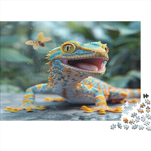 Echse Puzzle 1000 Teile Puzzles Für Erwachsene Lernspiel Herausforderungsspielzeug 1000-teilige Puzzlespiel Für Erwachsene Kinder Puzzel 1000pcs (75x50cm) von AYZOFCNDK