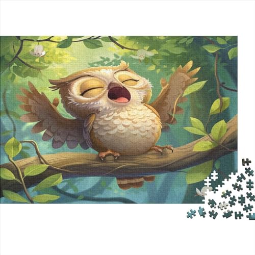 Eule Puzzlespiel 1000 Teile Puzzles Für Erwachsene Lernspiel Herausforderung Spielzeug 1000 Teile Puzzles Für Erwachsene Kinder Erwachsenen Puzzlespiel Puzzel 1000pcs (75x50cm) von AYZOFCNDK