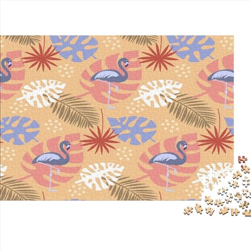 Flamingo Puzzlespiel 1000 Teile Puzzle Für Erwachsene Und Kinder Ab 14 Jahren, Puzzle Erwachsenen Puzzlespi Puzzel 1000pcs (75x50cm) von AYZOFCNDK