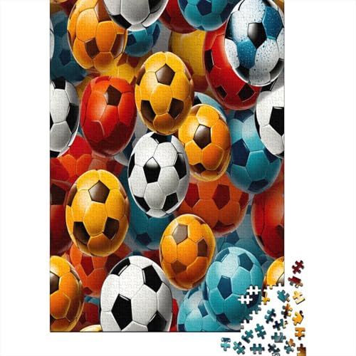 Fußball Puzzle 1000 Teile,für Erwachsene, Impossible Puzzle,farbenfrohes Legespiel,GesKükenlichkeitsspiel Für Die Ganze Familie,Erwachsenenpuzzle Puzzel 1000pcs (75x50cm) von AYZOFCNDK