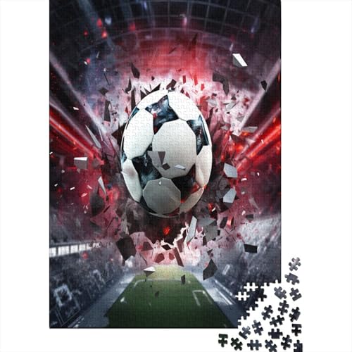 Fußball Puzzle 1000 Teile Erwachsener Kniffel Spaß Für Die Ganze Familie - Abwechslungsreiche 1000 Puzzleteilige Motive Puzzlespiel Erwachsene, Puzzel 1000pcs (75x50cm) von AYZOFCNDK