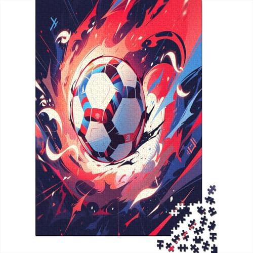 Fußball Puzzle 1000 Teile Puzzle Für Erwachsene Und Kinder Ab 14 Jahren,Puzzlespiel Erwachsenen Puzzlespiel Puzzel 1000pcs (75x50cm) von AYZOFCNDK