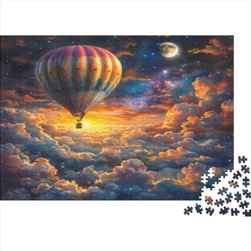 Heißluftballon 1000 Stück Puzzles Für Erwachsene Teenager Stress Abbauen Familien-Puzzlespiel 1000-teiliges Puzzle Kinder Lernspiel Spielzeug Geschenk Puzzel 1000pcs (75x50cm) von AYZOFCNDK