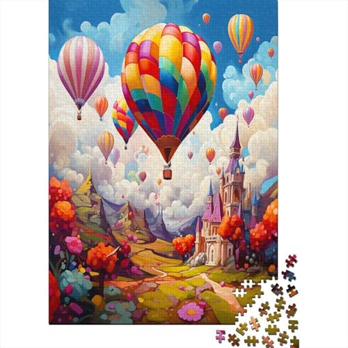 Heißluftballon Puzzle 1000 Teile Erwachsener Kniffel Spaß Für Die Ganze Familie - Abwechslungsreiche 1000 Puzzleteilige Motive Puzzlespiel Erwachsene, Puzzel 1000pcs (75x50cm) von AYZOFCNDK