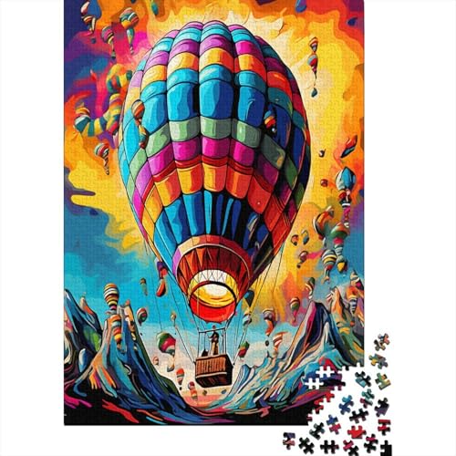 Heißluftballon Puzzlespiel 1000 Teile Jigsaw Puzzle 1000 Puzzle FüR Erwachsene Kinder Senioren Erwachsenen Puzzlespiel Puzzel 1000pcs (75x50cm) von AYZOFCNDK