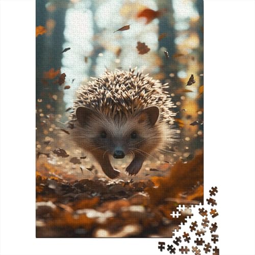 Igel Puzzlespiel 1000 Teile Puzzles Für Erwachsene Lernspiel Herausforderung Spielzeug 1000 Teile Puzzles Für Erwachsene Kinder Erwachsenen Puzzlespiel Puzzel 1000pcs (75x50cm) von AYZOFCNDK