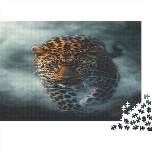 Leopard Puzzle 1000 Teile Erwachsener Kniffel Spaß Für Die Ganze Familie - Abwechslungsreiche 1000 Puzzleteilige Motive Puzzlespiel Erwachsene, Puzzel 1000pcs (75x50cm) von AYZOFCNDK