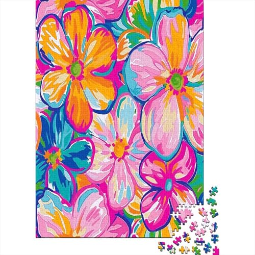 Lily Blume Puzzlespiel 1000 Teile Puzzle Für Erwachsene Und Kinder Ab 14 Jahren, Puzzle-Motiv Erwachsenen Puzzlespiel Puzzel 1000pcs (75x50cm) von AYZOFCNDK