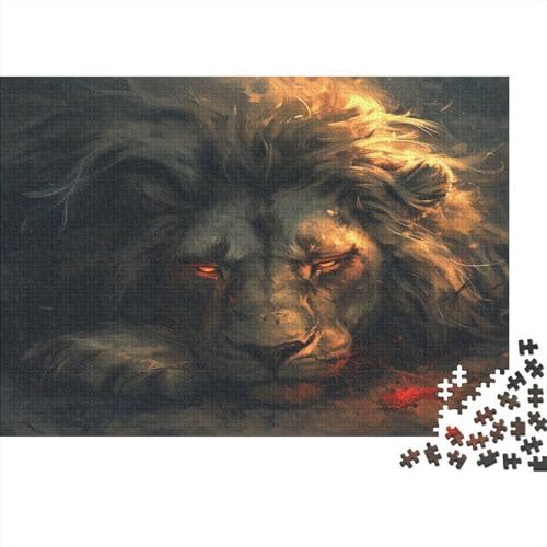 Löwe Puzzle 1000 Teile Erwachsene, Puzzlespiel Jigsaw Puzzles Erwachsenen Puzzlespiel Puzzel 1000pcs (75x50cm) von AYZOFCNDK