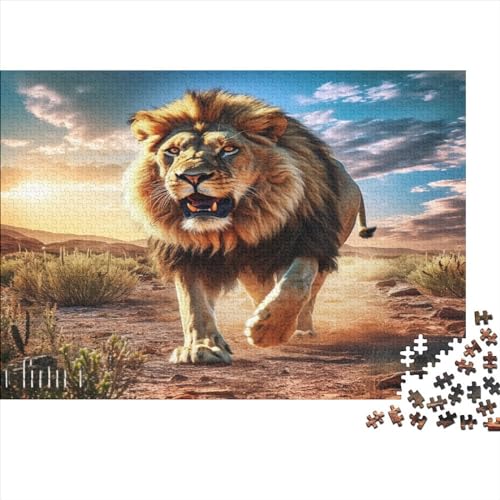 Löwe Puzzle 1000 Teile Puzzle Für Erwachsene Und Kinder Ab 14 Jahren Puzzel 1000pcs (75x50cm) von AYZOFCNDK