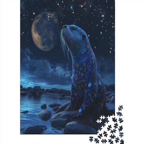 Otter Puzzle 1000 Teile Erwachsener Kniffel Spaß Für Die Ganze Familie - Abwechslungsreiche 1000 Puzzleteilige Motive Puzzlespiel Erwachsene, Puzzel 1000pcs (75x50cm) von AYZOFCNDK